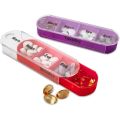 Portable Weekly 7 Days Pill Box/Colorful Design Stackable 4 Times a Day Medicine Storage Dispenser/Plastic Pill Organizer Boxs. 