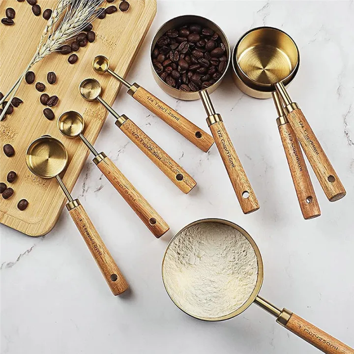 Measuring%20Cups%20and%20Spoons%20Set%20of%208,%20Wood%20Handle%20with%20Metric%20and%20US%20Measurements,Stainless%20Steel,%20for%20Cooking%20and%20Baking%20-%20Image%204