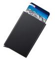 Anti Theft Smart Wallet Aluminum Stainless Steel Card MIni Wallet Credit Card Holder RFID Blocking Slim Wallet Front Pocket Card Protector.
