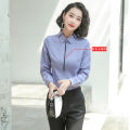 Business Shirt Female Student Korean Style Loose 2024 Spring and Autumn New Slim Bottoming White Shirt Formal Suit Work Clothes.