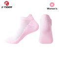 X-TIGER Women Cycling Socks Cotton Aero Anti Slip Sports Soccer Running Hiking Bicycle Sock Camping Football Basketball Socks. 