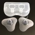 2 Piece Triangle Nipple Shield with Carrying Boxes Breastfeeding Nipple. 