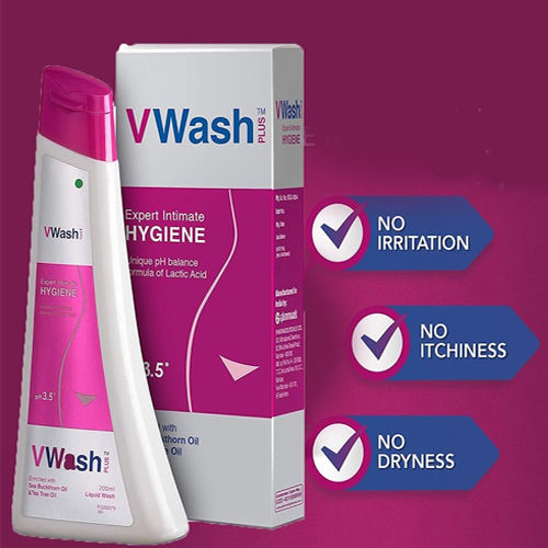 V-Wash Plus Intimate Hygiene Wash 100 ml (India)