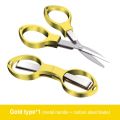 Mini Stainless Steel Folding Scissors Keychain Fishing Scissors DIY Portable Outdoor Travel Camping Pocket Cutter Tool. 