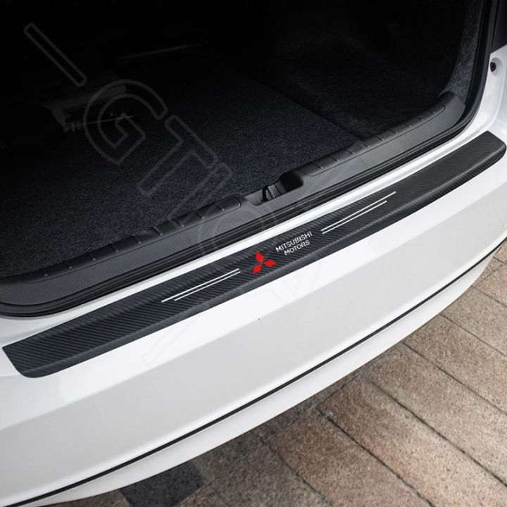 GTIOATO%20Car%20Carbon%20Fiber%20Rear%20Bumper%20Anti-Stepping%20Protector%20Sticker%20Auto%20Trunk%20Sticker%20For%20Mitsubishi%20Xpander%20Mirage%20Strada%20Montero%20Sport%20Pajero%20L300%20-%20Image%205