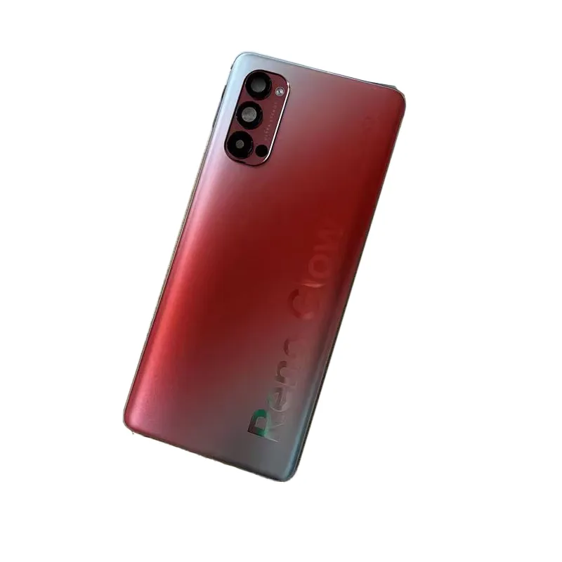 Vitre Arrière (cache Batterie) Avec Adhésif Pour Oppo Reno4 Pro 5G CPH2089 - Bleu