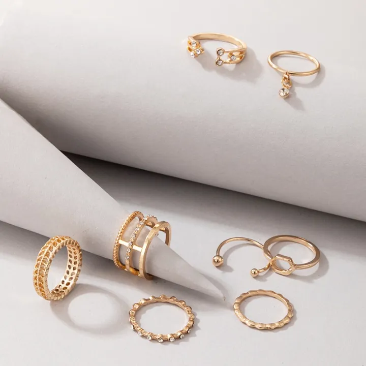 8Pcs/Set%20Exquisite%20Simple%20Crystal%20Geometric%20Ring%20Set%20Women%20Personality%20Hip-Hop%20Rock%20Finger%20Rings%20Party%20Jewelry%20Accessories%20-%20Image%206
