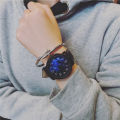 【The hottest this year】 harajuku style ulzzang Watch Female Student Korean Style Simple Fashion Retro Starry Sky Casual Men bigbang. 