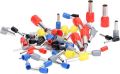 Insulated Cord Pin End Terminal, Copper Crimp Connectors, Wire Connector Pack of 100 Pcs.