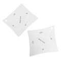 2pcs Guitar Fingerboard Fretboard Saddle Nut Radius Gauge Measuring Stainless Steel Tool.