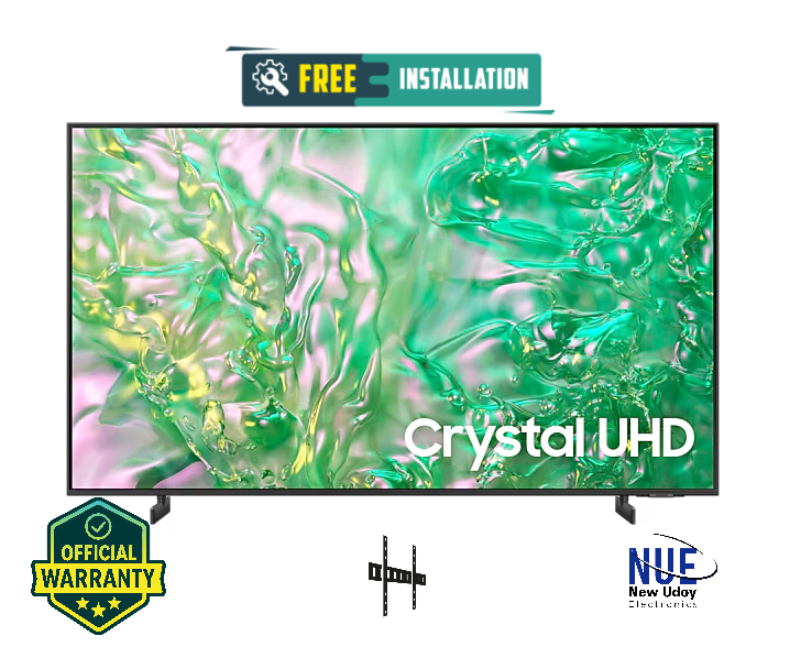 Samsung 65DU8000 65 Inch Crystal 4K UHD HDR Smart TV | Official Warranty Bangladesh | Free Home Delivery