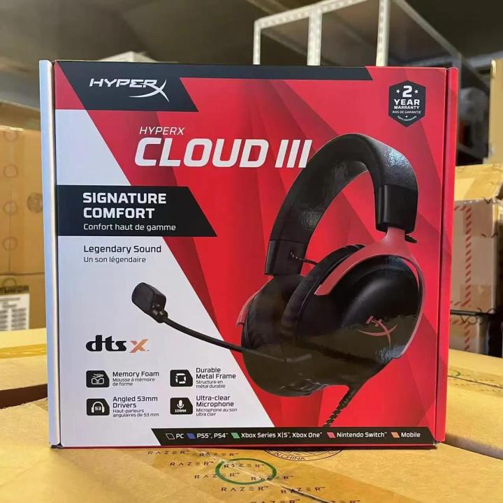 HyperX%20Cloud%203%20III%20/Cloud%202%20II%20Gaming%20Headset%20Hi-Fi%207.1%20Surround%20Sound%20Detachable%20Microphone%20With%20USB%20sound%20card%20-%20Image%202