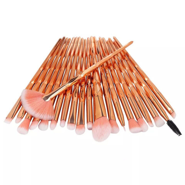 Diamond Make -up Brush Universal Eashedo Brush 20 Piece