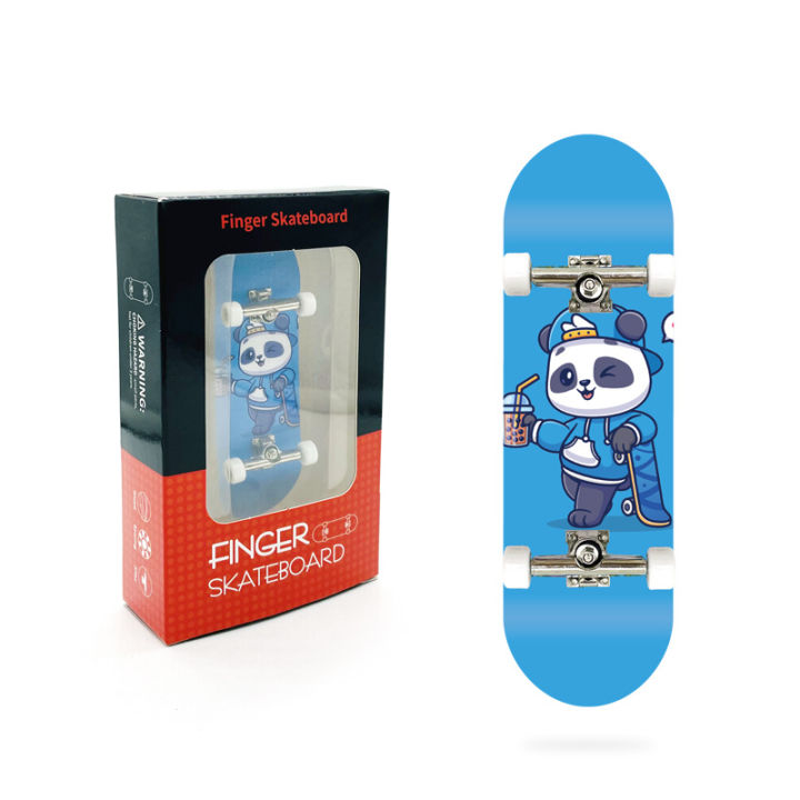 Fingertip%20Skateboard%20Professional%20Maple%20Finger%20Skateboard%20Bearing%20Wheel%20Mini%20Double%20Rocker%20Kids%20Creative%20Tabletop%20Wood%20-%20Image%206