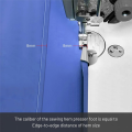 Sewing Rolled Hemmer Foot Set 4Pcs (4/6/8/10MM),Universal Sewing Machine Replacement Rolled Hem Presser Foot. 