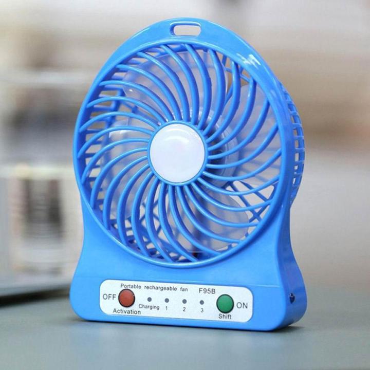 Rechargeable Small Powerful Li-ion Battery Fan Portable Mini USB Fan