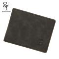 Sunnyheart Slim Wallet Ultra-thin Large Capacity Bi-fold Male Money Clip.