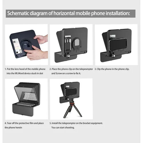 LENSGO%20TC7S%20Portable%20Professional%20Teleprompter%20for%20Smartphones%20-%20Image%204