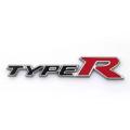 3D TYPE-R Grille Emblem Stickers- Black. 