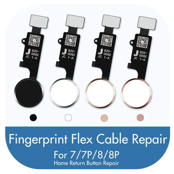Popular Fingerprint Flex Cable For iPhone 7 7P 8 8P Home Return Button Replace Repair