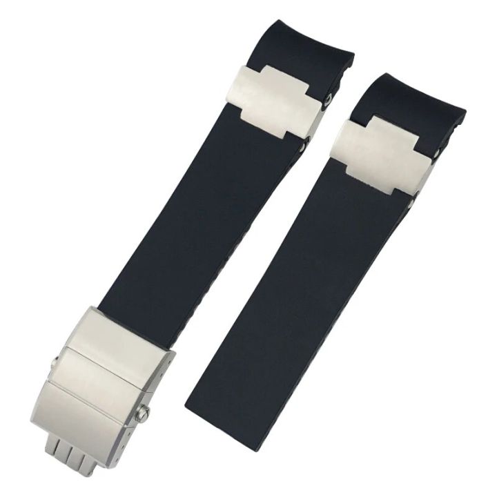 Natural%20Silicone%20Rubber%20Watchband%20for%20Ulysse%20Nardin%20263%20DIVER%20Curved%20End%20Black%20Blue%2022mm%20Waterproof%20Watch%20Strap%20Bracelets%20Tools%20-%20Image%205