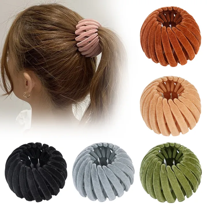 Velvet%20Bird%20Nest%20Hair%20Clips,%20Fashion%20Hair%20Clips%20Hair%20Bun%20Maker,%20Expandable%20Ponytail%20Holder%20for%20Women,%20Plant%20Velvet%20Hair%20Clips%20for%20Thick%20Hair,%20Hair%20Pin%20Hair%20Accessories%20for%20Women%20Girls%20-%20Image%208
