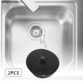 2x Kitchen Sink Stopper, Universal Garbage Disposal Plug Diameter 4.56cm-4.2cm, Bath Plug Sink Plug for Laundry Hotel, Tub Bathroom. 