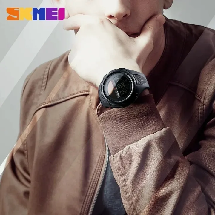 SKMEI%201405%20Sport%20Solar%20Energy%20Watch%20for%20Men%20Digital%205Bar%20Waterproof%20Back%20Light%20Electronic%20Mens%20Watches%20Clock%201025%20Montre%20Homme%20-%20Image%203