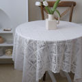 Lace tablecloth ins wind white bedside rib frame coffee table with cover cloth small fresh square manufacturers wholesale.