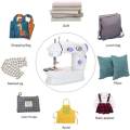 5 in 1 Mini Sewing Machine - Dual Speed Portable Mini Electric Pedal Double Threads Rewind Swing Machine Mini Sewing Machine - Dual Speed Portable Mini Electric Pedal Double Threads Rewind Swing Machine.