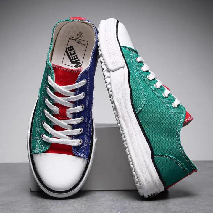 Unique & Colorful Canvas Shoes For Men-113