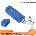 Mini Portable TV stick 820T2 Digital USB 2.0 TV Stick DVB-T + DAB + FM RTL2832U Support SDR Tuner Receiver TV accessories. 