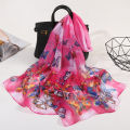 (New)Chiffon carf Comfortable to Wear ummer Butterfly Print Long hawl Wrap.