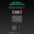 G6L Gaming Keyboard Mouse Converter Portable Wired Mobile Controller Adapter for Nintend Switch Xbox One PS3 PS4 Game Console. 