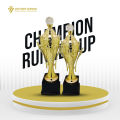 Progressive - Opulence at Its Best - Golden Trophy Set For Football - Cricket Trophy - Sports & Outdoors - Must Have- Delights.