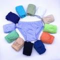 8pcs/Lot Solid Color Boys Panties Cotton Underwear Shorts Kids Briefs Clothes Children 1-10 years. 