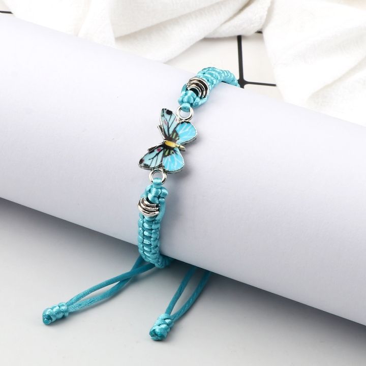 Handmade%20Braided%20String%20Bracelet%20For%20Women%20Blue%20Butterfly%20Pendant%20Adjustable%20Charm%20Bracelets%20Bangles%20Fashion%20Girl%20Jewelry%20Gifts%20-%20Image%203