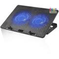 Laptop Cooling Pad N99 With 2 Dual Fan Stand. 