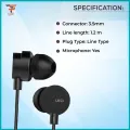 UiiSii HM16 Metal Bass Headphones / UiiSii HM13 In-Ear Earphone with Headphone Pouch - Headphone.