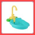 VibeVendor Parrot Automatic Shower Pet Bird Bath Cage Basin Parrot Bath Basin Parrot Shower Bowl Birds Accessories Parrot Bird Bathtub.