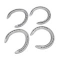 4Pcs 5 Horse Equipment Aluminum Alloy Farrier for Tournament Play.
