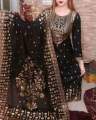 Unstitched Cotton Afsan & Screen Print Glorious Designed (By Fahima Fashion Ghor) Fashionable Three Pis For Woman (3pis).
