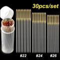 30PCS Stainless Steel Cross Stitch Needles Blunt Embroidery Needle  with Needle Threader Embroidery Home Sewing Tools. 