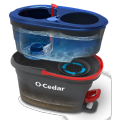 O-Cedar EasyWring RinseClean Spin Mop and Bucket System, Hands-Free System. 