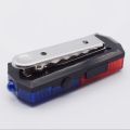 Mini LED Warning Strobe Flashing Shoulder Light for Traffic Guidance working time16 hours - Warning Light on Body Shoulder white charger.
