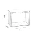 Tall boots storage box, magnetic high-transparency shoebox, thickened hard plastic shoe storage artifact, can be stacked shoe cabinet.