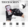Suomy Shockproof Winter Breathable Mesh Motorcycle Racing Gloves Touch Screen Off Road Motorbike Riding Gloves - Black.