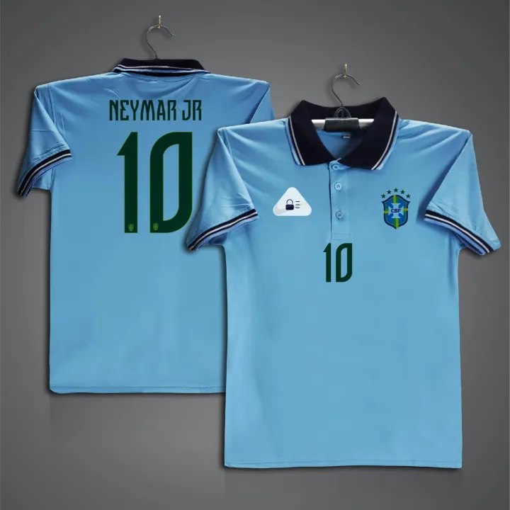 Brazil%20Short%20Sleeve%20Collart%20Polo%20Football%20Jersey%20For%20Men%20-%20Neymar%20jr%2010%20Half%20Sleeve%20Collar%20Polo%20t%20shirt%20-%20Brazil%2010%20Jersey%20-%20Image%202