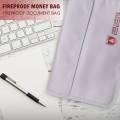 Fireproof Document Bag,Waterproof and Fireproof Money Bag with Zipper. 