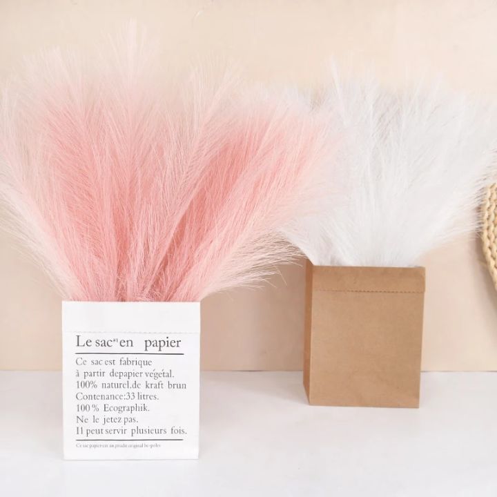 15/30pcs%20Artificial%20Pampas%20Grass%20Bouquet%20for%20Wedding%20Party%20Home%20Bedroom%20Decor%20Simulation%20Dried%20Flower%20Reed%20DIY%20Craft%20Plants%20-%20Image%204